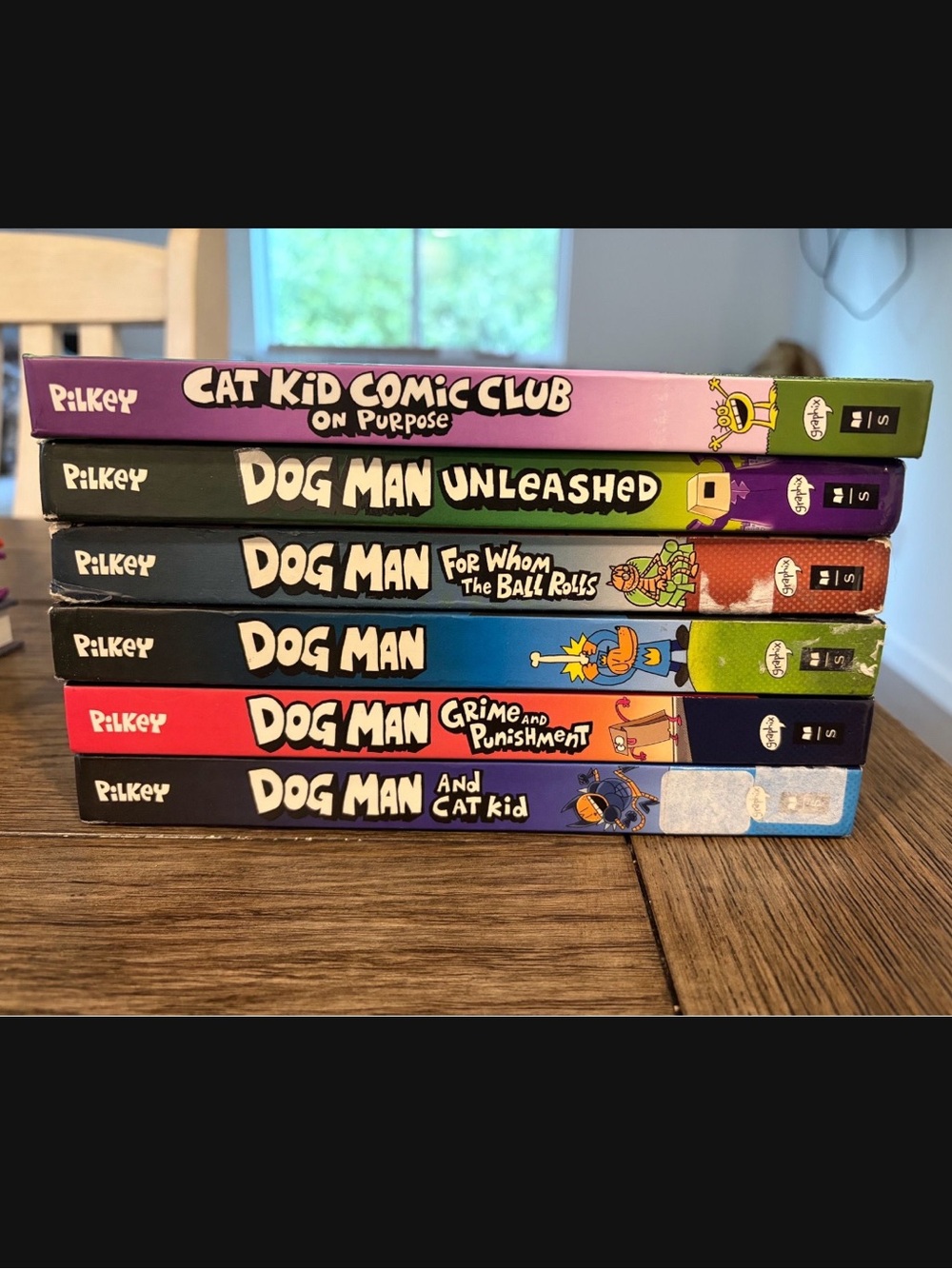 Dog Man & Cat Kid Books Dav Pilkey Hardcover Hardback (6)